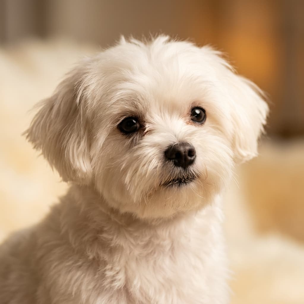 Glamour shot of a little one in the Decoded Dog style